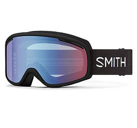 Маска гірськолижна Smith Vogue Medium Fit Cat.S1 Black/Blue Sensor Mirror