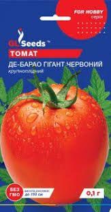 Насіння Томату Де-барао гiгант червоний (0.1г), For Hobby, TM GL Seeds