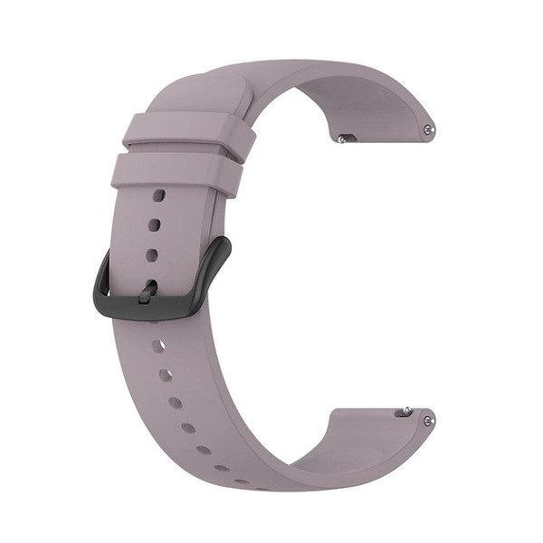 Ремінець силіконовий до Amazfit (20mm) Lavander Grey