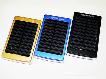 Solar Power Bank 30000mAh з сонячною батареєю