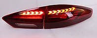 Задні фари альтернативна тюнінг оптика ліхтарі LED на Ford Mondeo Mk5 червона 13-17 Форд Мондео 2