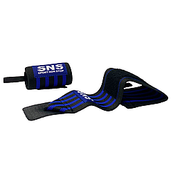 Напульсник фіксувальний SNS чорно-блакитний ТА5-Blue