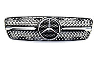 Решетка радиатора Mercedes ML-Class W163 (1997-2005) Diamond Black