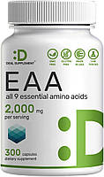 Добавка Deal Supplement незамінних амінокислот EAA - 2000 мг - Висока ефективність 300 капсул