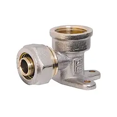 Кут монтажний 16 х 1/2 РВ металопластиковий обтискний