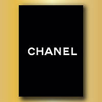 Стильный ежедневник Шанель чёрный недатированный, брендовый ежедневник А5, деловой блокнот 208страниц