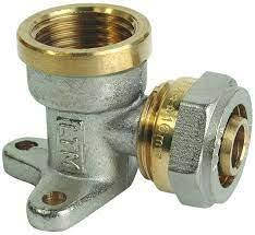 Кут монтажний 20*1/2 РВ металопластиковий обтискний