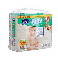 Підгузки дитячі Chicco Airy 6 28шт 15-30кг