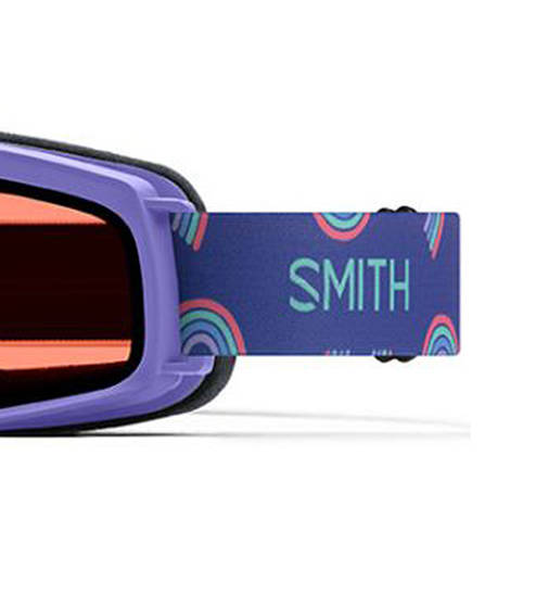 Маска гірськолижна для юніорів Smith Rascal Small Fit Cat.S2 Thistle Happy Place, фото 2