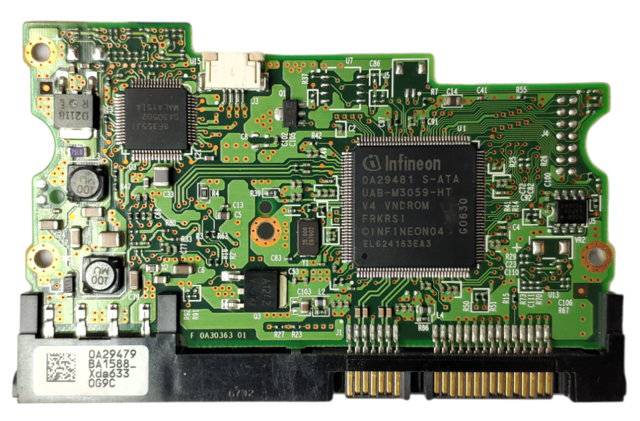 Плата HDD PCB 0A30363 0A29479 Hitachi HDT722516DLA380 HDT722520DLA380 HDT722525DLA380