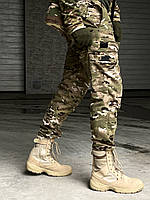 Армейские тактические брюки, военные штаны мужские, утепленные на флисе, Terra Hot для ЗСУ Мультикам, S