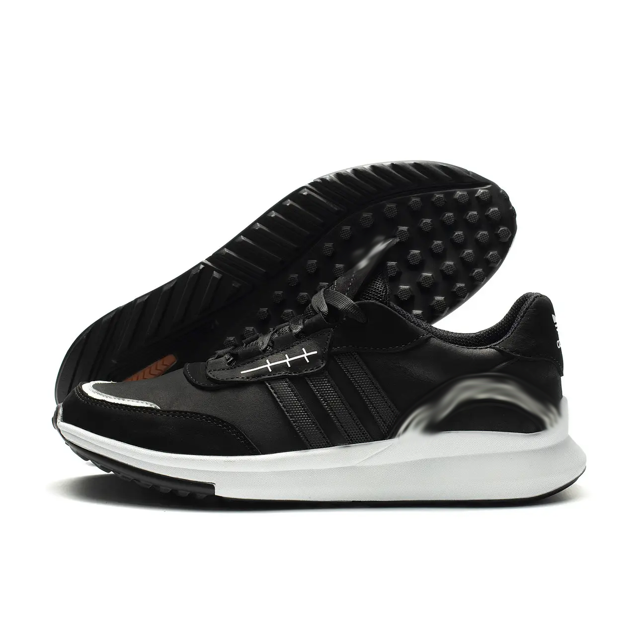 Чоловічі шкіряні кросівки Retropy Black