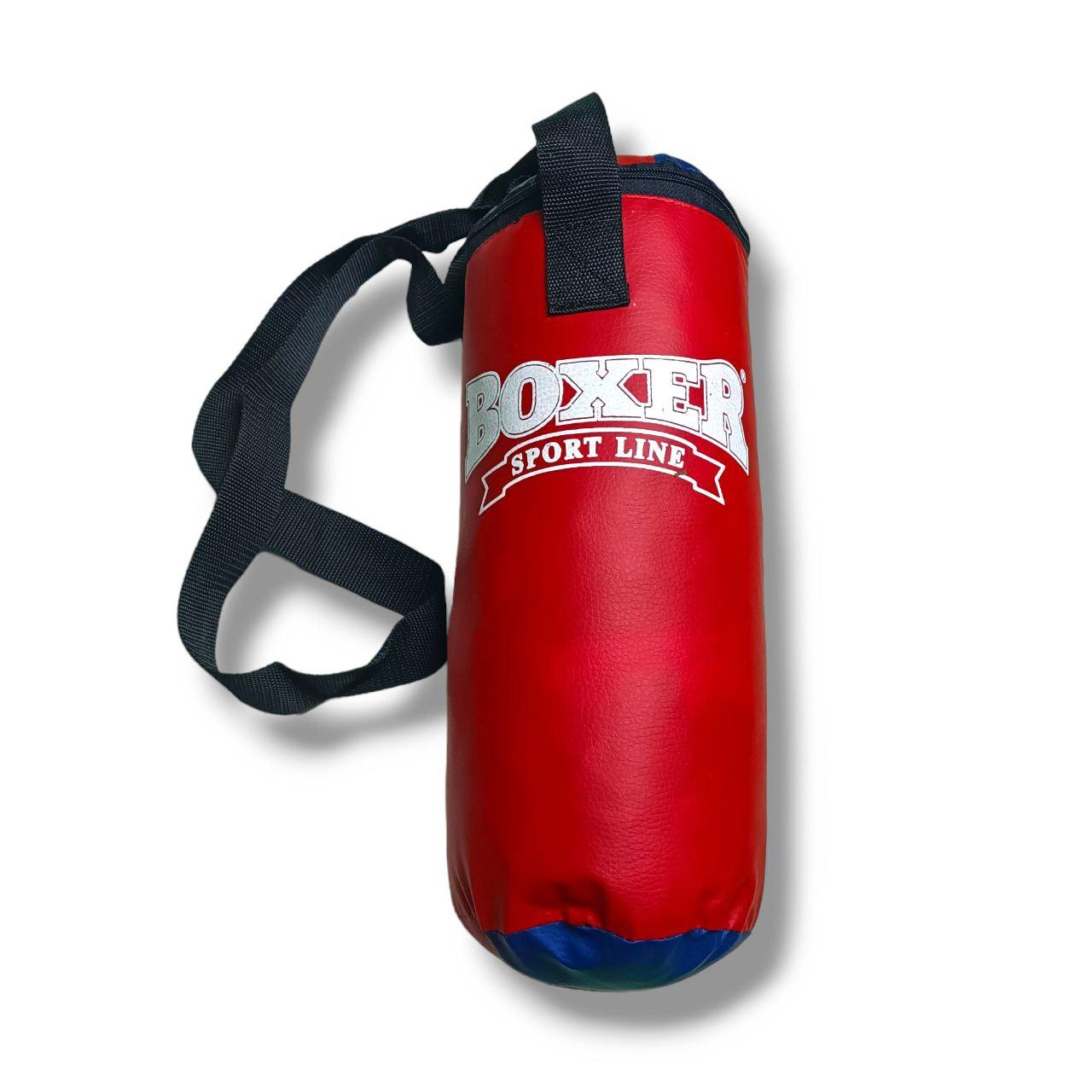 Груша боксерська BOXER Сувенірна 0,35 м вінілшкіряна червона, фото 1