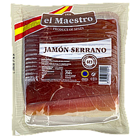 Хамон нарізка серрано Маестро Maestro serrano 250g 10шт/ящ (Код: 00-00013733)