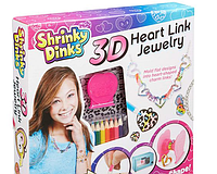Набор для создания объемных украшений Shrinky Dinks 3D Heart Link Alex