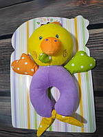 Дитяча м'яка іграшка Лунтик 22 см розмовляє фразами з мультфільму фіолетовий