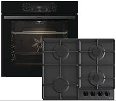 Комплект духовка + варильна панель Gorenje BO6737E02BG + G641EB