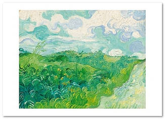 Листівка Vincent van Gogh — Green Wheat Fields, Auvers