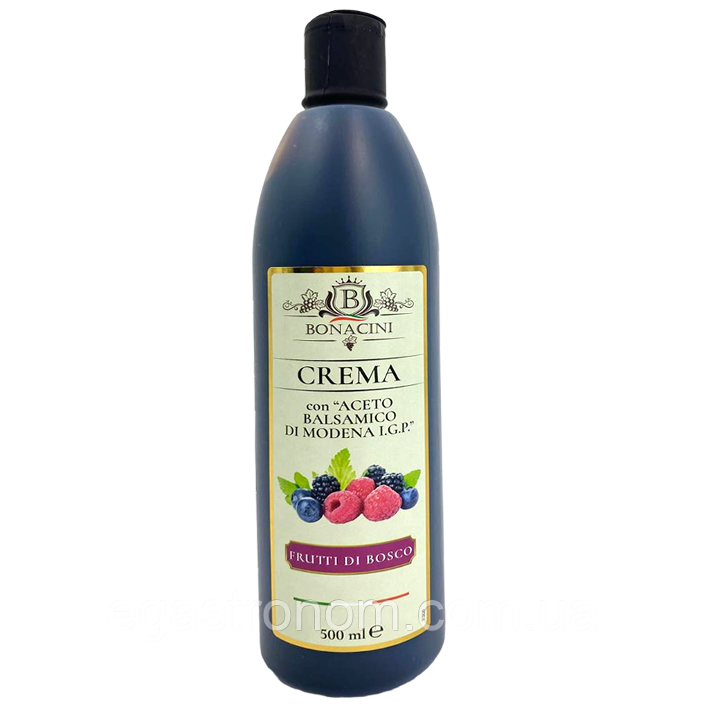 Соус-крем бальзамічний з лісових ягід Бонасіні Bonacini 500g 12шт/ящ (Код: 00-00015862)