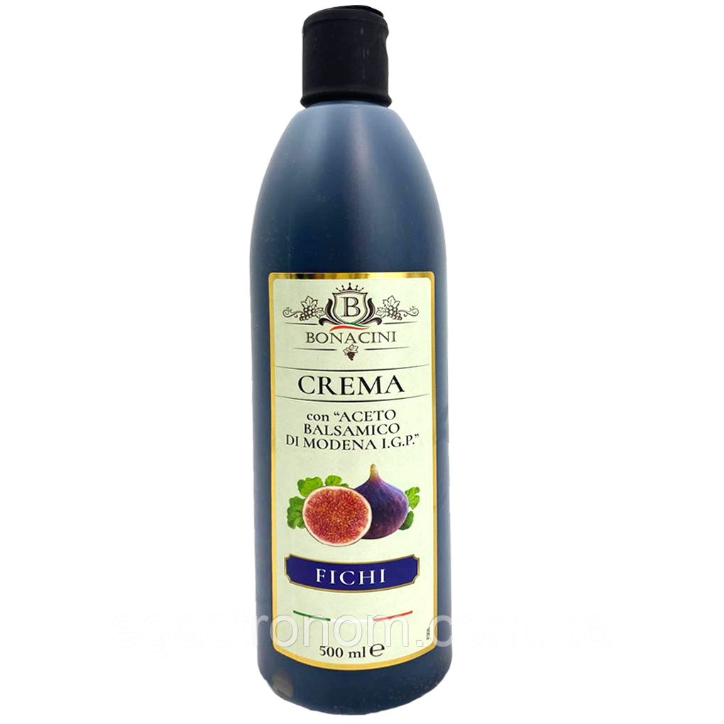 Соус-крем бальзамічний з інжиром Бонасіні Bonacini 500g 12шт/ящ (Код: 00-00015863)