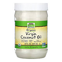 Кокосовое масло NOW Organic Virgin Coconut Oil (591 мл)