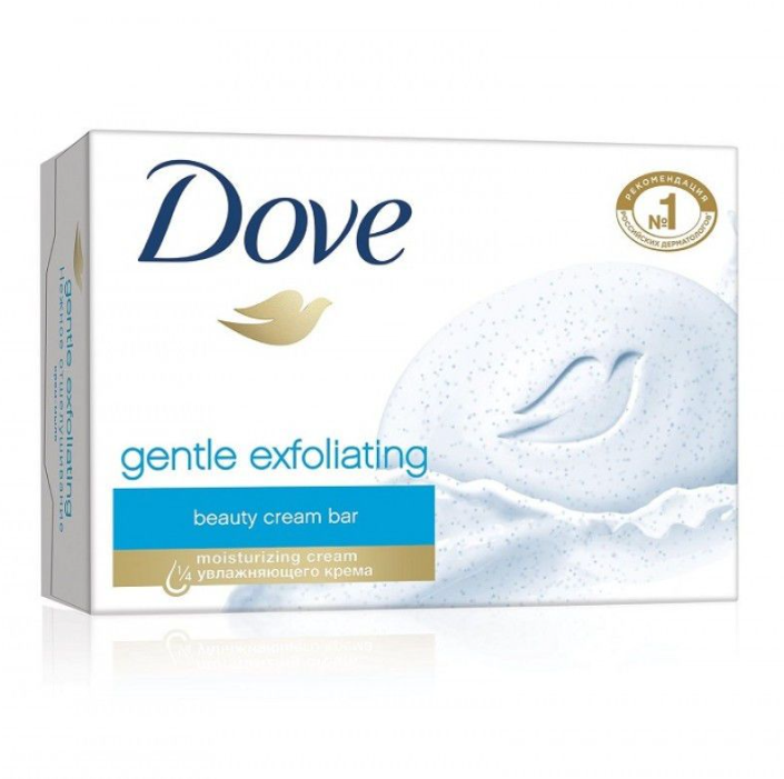 Крем-мило Dove Ніжне відлущування тверде 90 г, фото 1