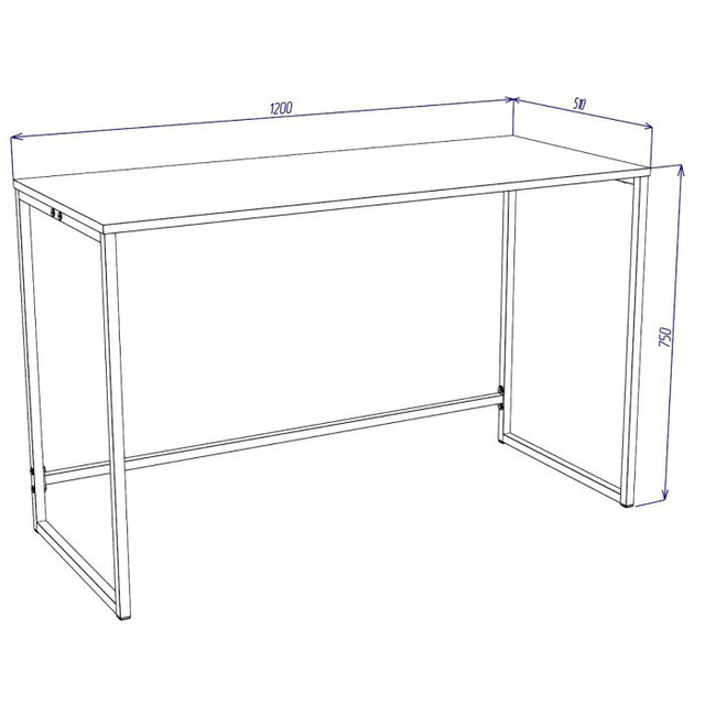 Стол письменный Liner Loft графит