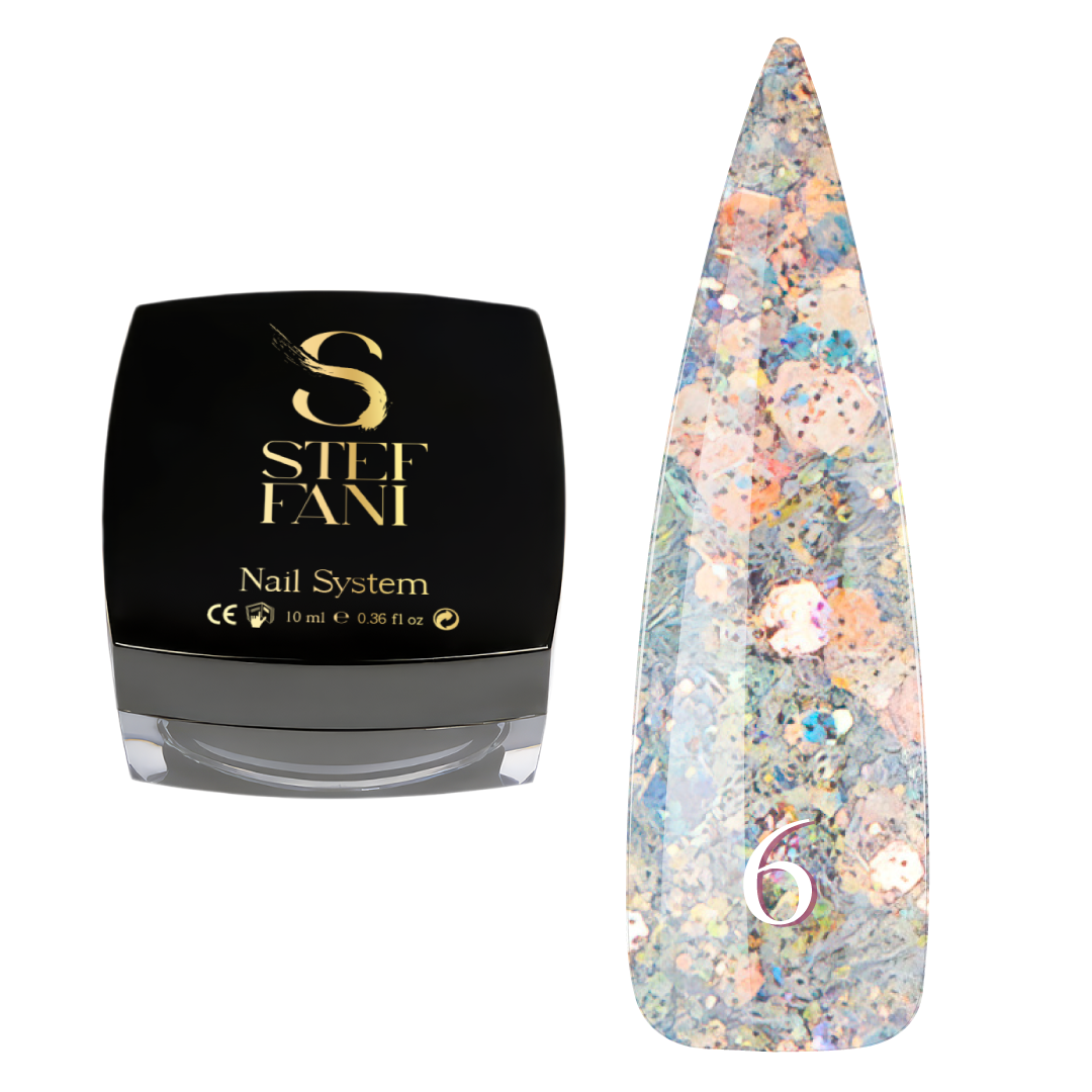 Glitter base Steffani (10 мл) No 06, фото 1