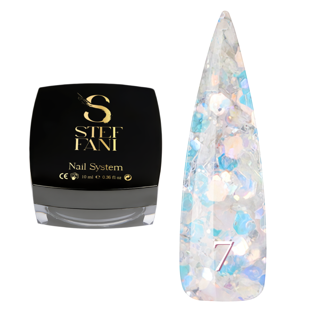 Glitter base Steffani (10 мл) No 07, фото 1