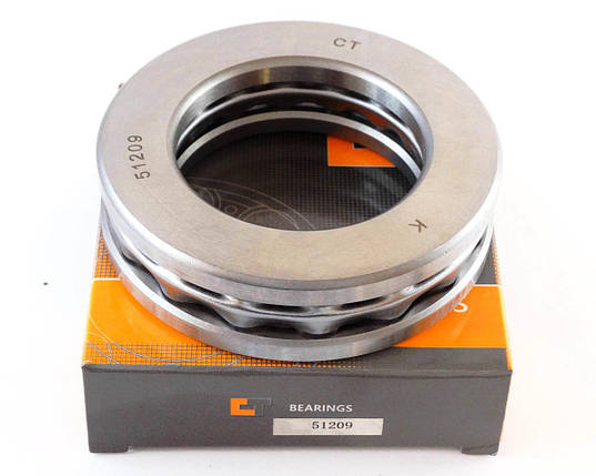 51209 (8209) підшипник упорний кульковий, розмір 45*73*20, фото 1