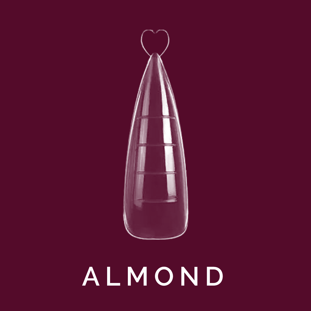 Форми для нарощування нігтів STEFFANI (верхні) ALMOND (120шт.)