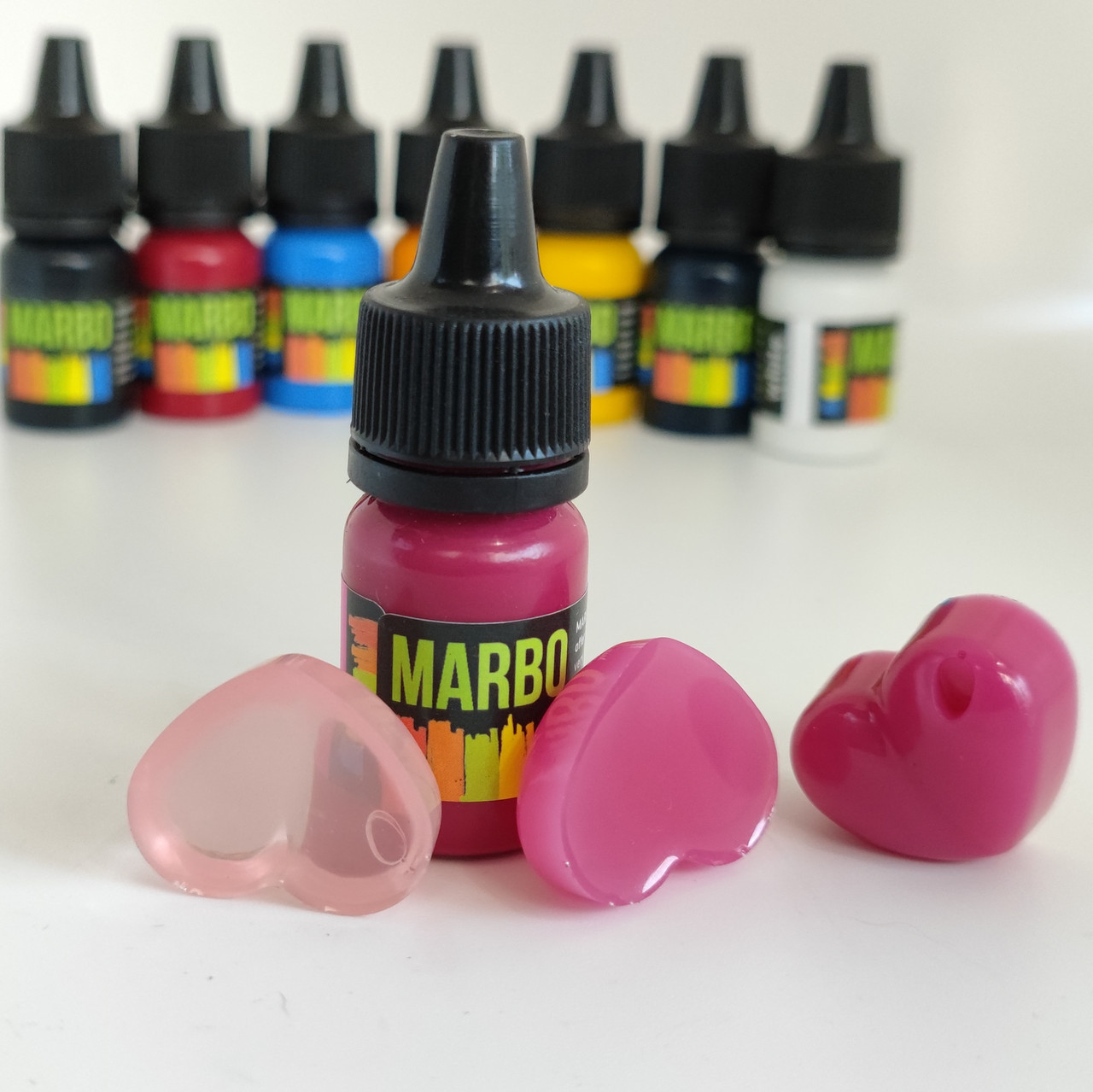 Marbo Italia пігмент "Фуксія". Для поліуретанів та смол. Уп. 45 г