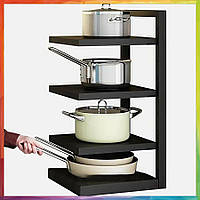 Кухонная полка для хранения кастрюль, 3 уровня Kitchen shelf for storing pots / Полка на кухню для посуды