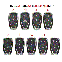 Шевроле Ключ 315/433MHz HYQ4AA HYQ4EA Chevrolet Bolt, Volt, Trax, Malibu