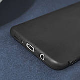 Чохол Силікон 0.5 mm Black Matt Xiaomi Redmi 10C (чорний), фото 4