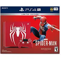 Ігрова приставка Sony PlayStation 4 Pro 1TB Spider Men Limited Edition Red (Вживаний)