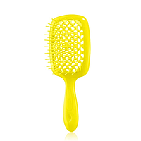 Расческа для волос, желтый неон Janeke Superbrush SMALL