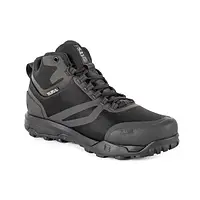 Ботинки черные "5.11 Tactical A/T Mid Waterproof Boot" Black тактические,мужская армейская демисезонная обувь