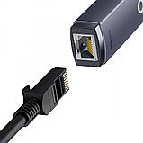 Перехідник Baseus Lite Series Ethernet 1000Mbps (USB to RJ45), фото 7
