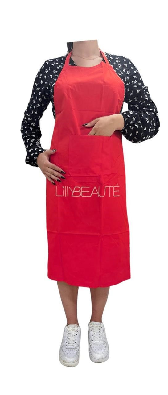 Фартух Lily довгий червоний, фото 1