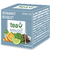 Чай Tea Moments "Bergamot Bouquet" черный со вкусом бергамота, 1 пирамидка