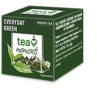 Чай Tea Moments "Everyday Green" зеленый классический, 1 пирамидка