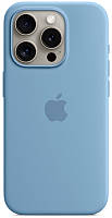 Чехол Apple iPhone 15 Pro Max Silicone Case with MagSafe - Winter Blue