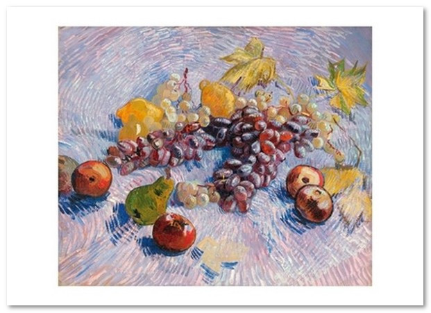 Листівка Vincent van Gogh — Grapes, Lemons, Pears and Apples