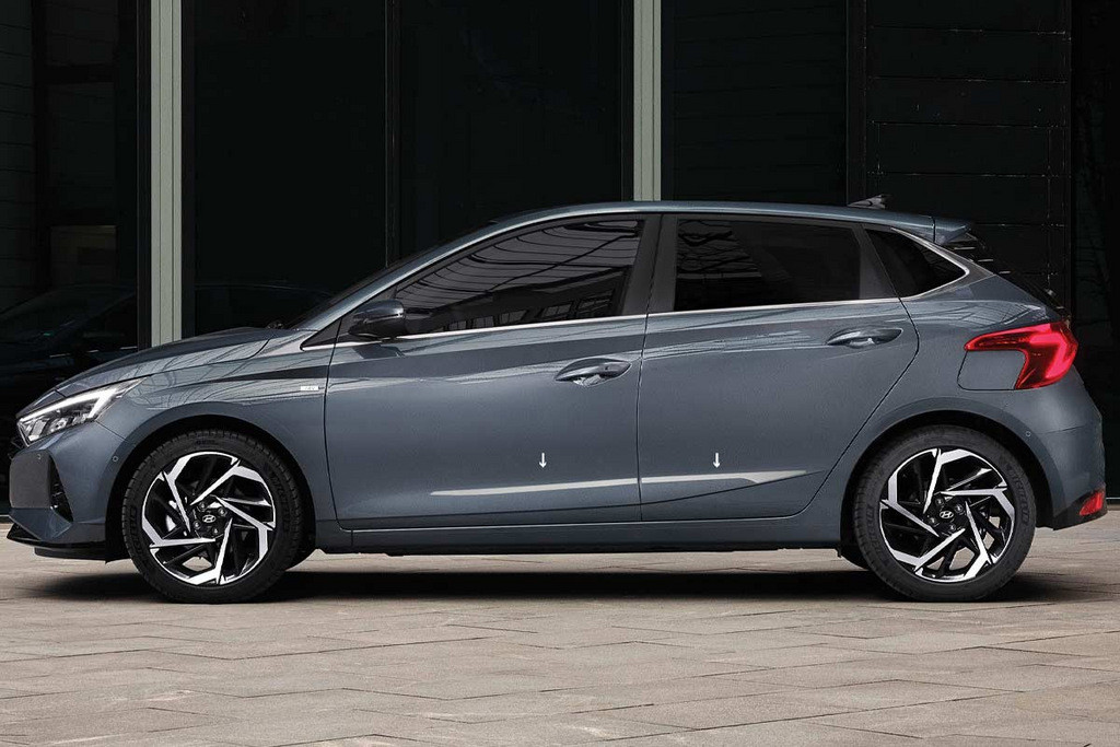 Молдинг дверний OmsaLine (4 шт, нерж) для Hyundai I-20 2020- рр від VLF комп., фото 1