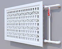Декоративная решетка на батарею SMARTWOOD | Экран для радиатора | Накладка на батарею рзмер 600*600 от