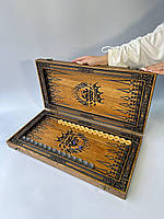 Нарди дерев'яні ручної роботи 64×32см на подарунок, фото 4