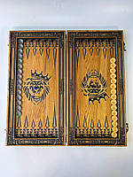 Нарди дерев'яні ручної роботи 64×32см на подарунок, фото 3