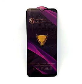 Samsung A14, A145 Захисне скло протиударне 5D black чорне повний клей