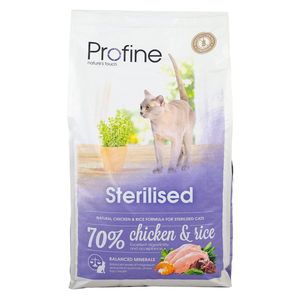 Сухий корм для стерилізованих котів з куркою та рисом Profine Cat Sterilised 10 кг